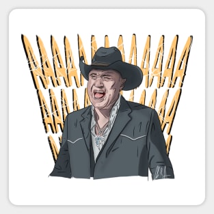 The Screaming Cowboy Magnet